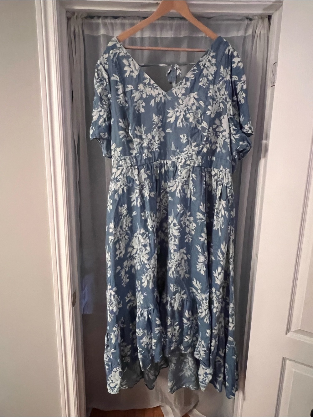 torrid Blue Floral High-Low Dress